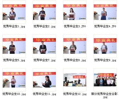 2014春郑州问鼎教育毕业学生展